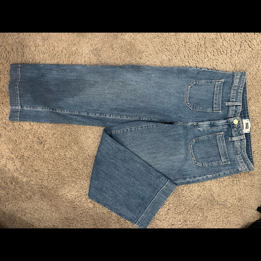 Paige wide leg jeans